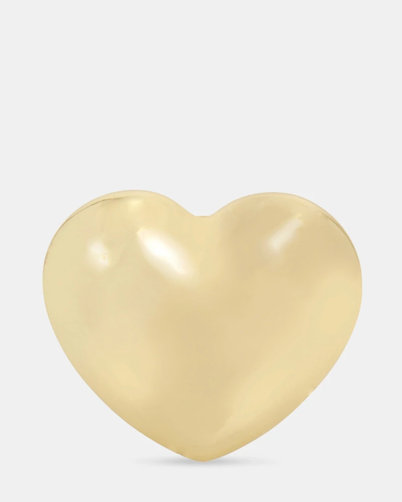 PUFF HEART RING GOLD