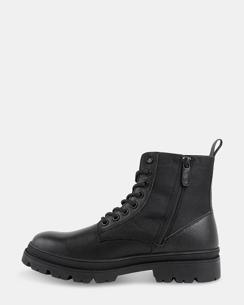 BRONN BLACK LEATHER