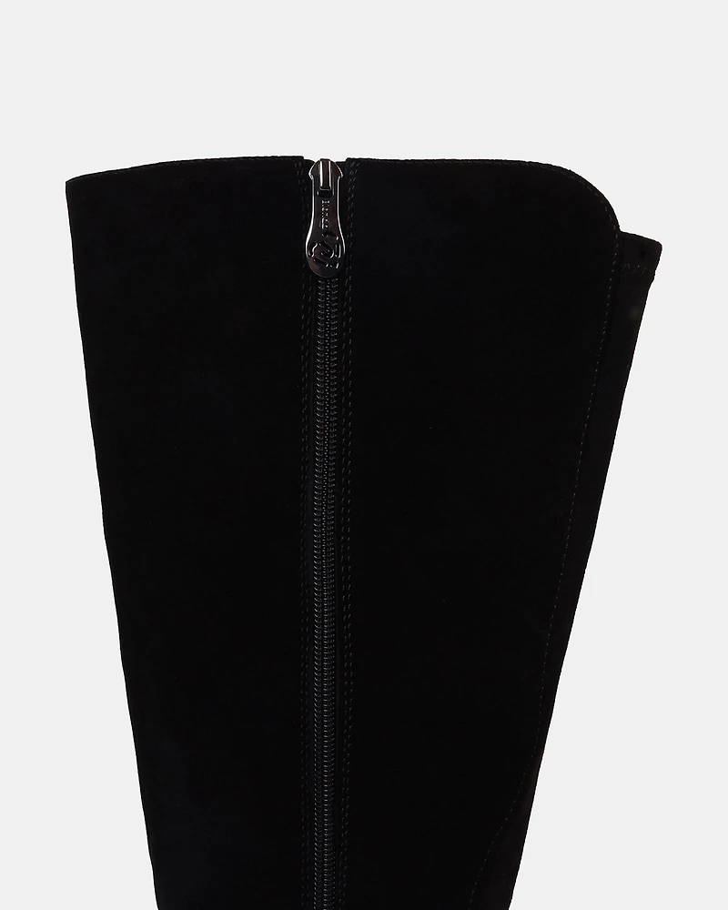 ARIANA-W BLACK SUEDE