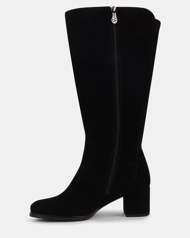 ARIANA-W BLACK SUEDE