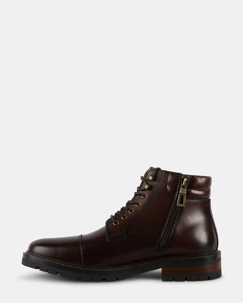 SERGIO BROWN LEATHER