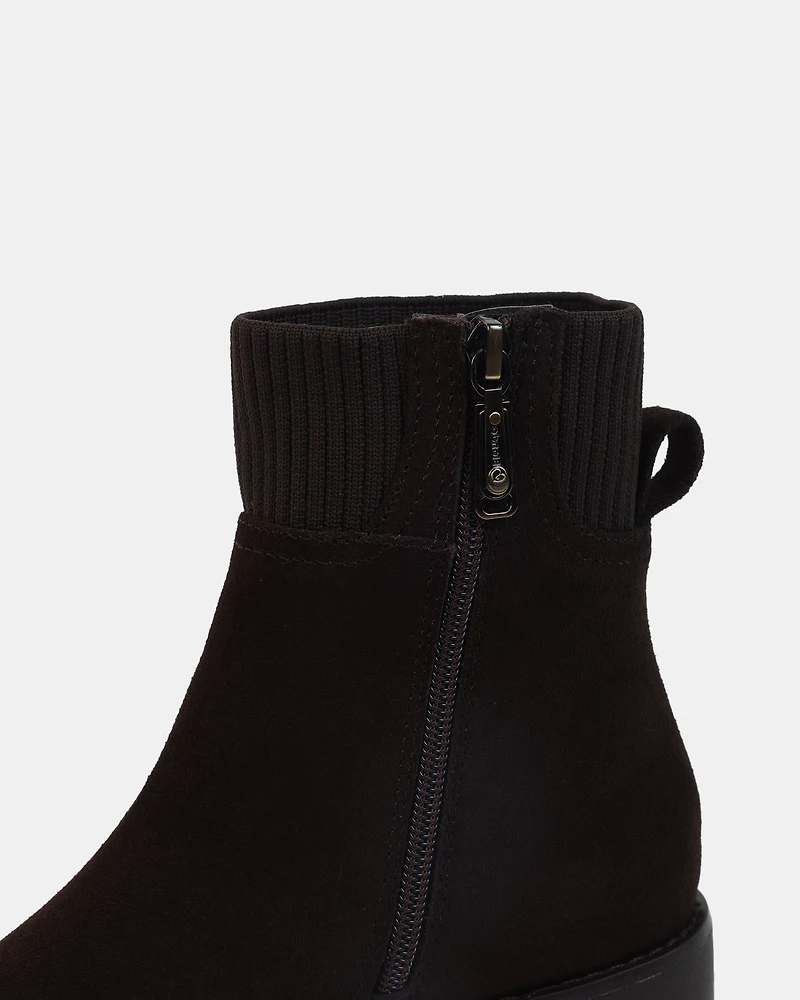 DELTA BROWN SUEDE