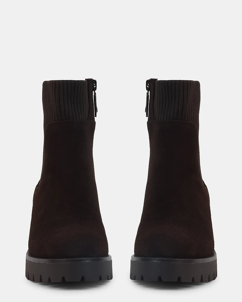 DELTA BROWN SUEDE