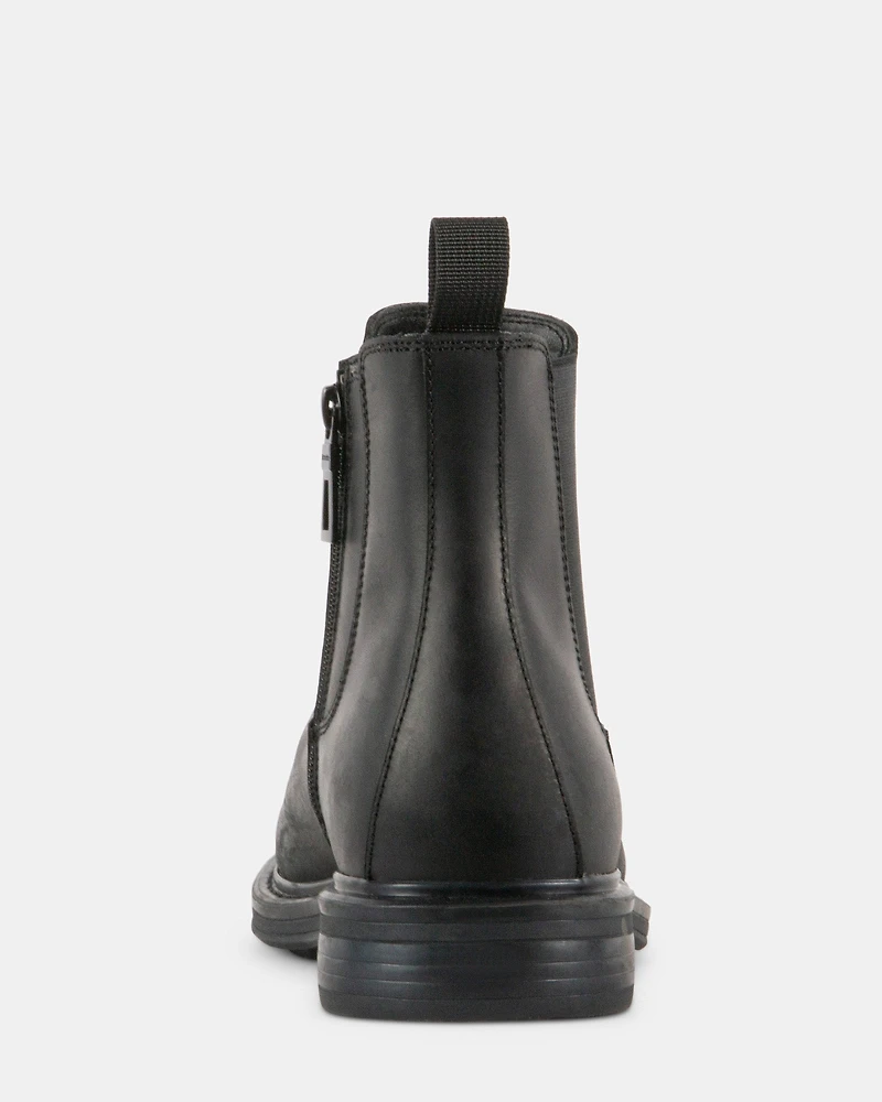 LEANDRO BLACK LEATHER
