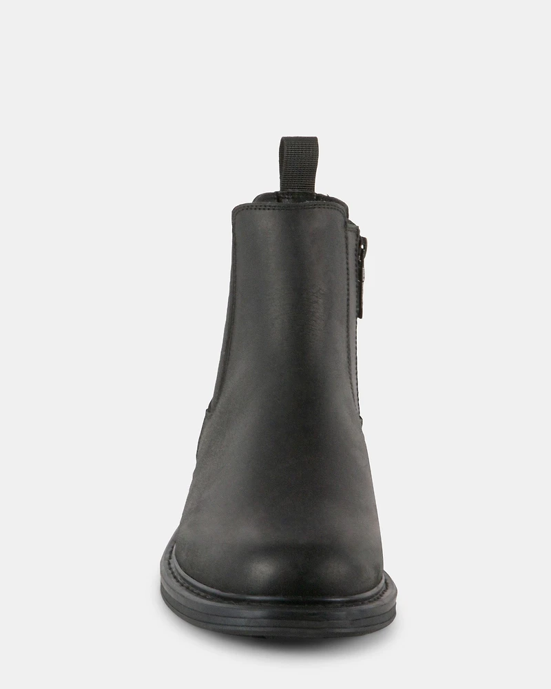 LEANDRO BLACK LEATHER