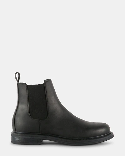 LEANDRO BLACK LEATHER