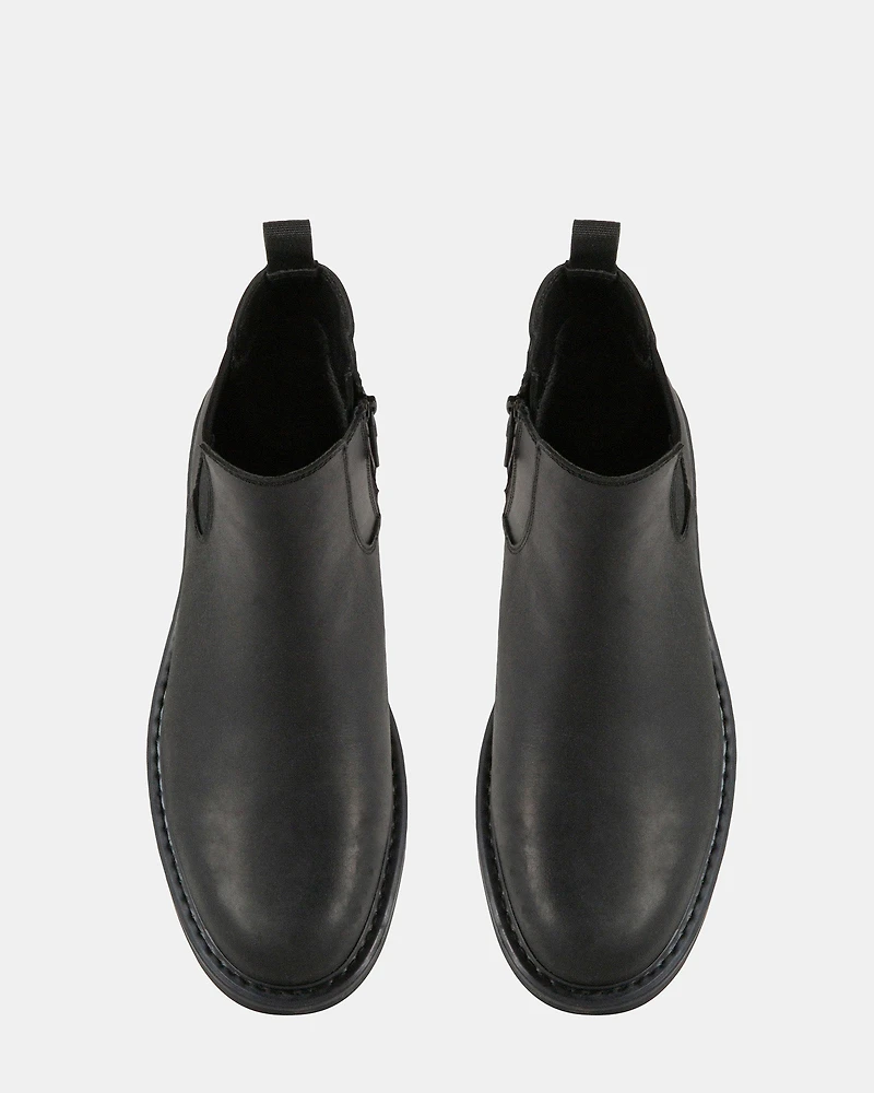 LEANDRO BLACK LEATHER
