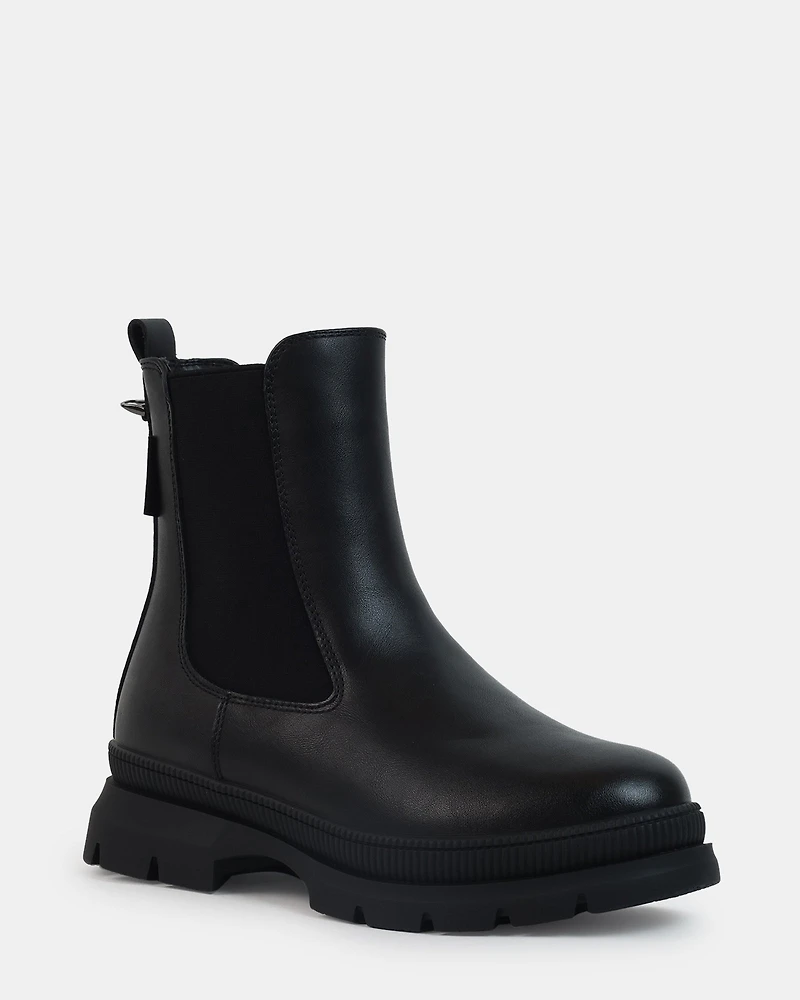 NOELENE BLACK LEATHER