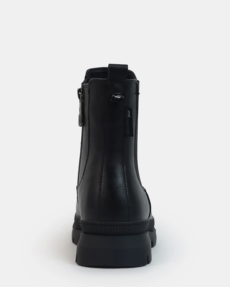 NOELENE BLACK LEATHER