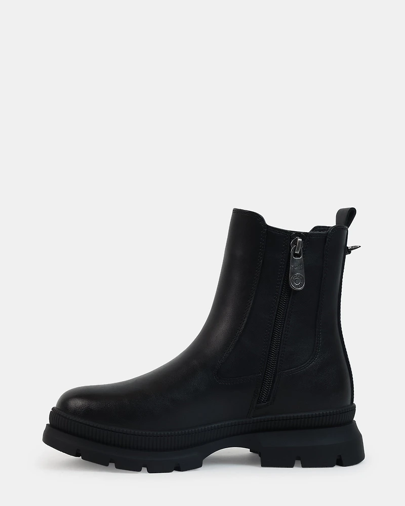 NOELENE BLACK LEATHER