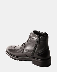 SANTOS BLACK LEATHER