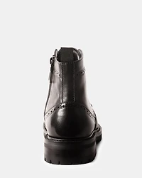 SANTOS BLACK LEATHER