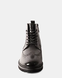 SANTOS BLACK LEATHER