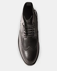 SANTOS BLACK LEATHER