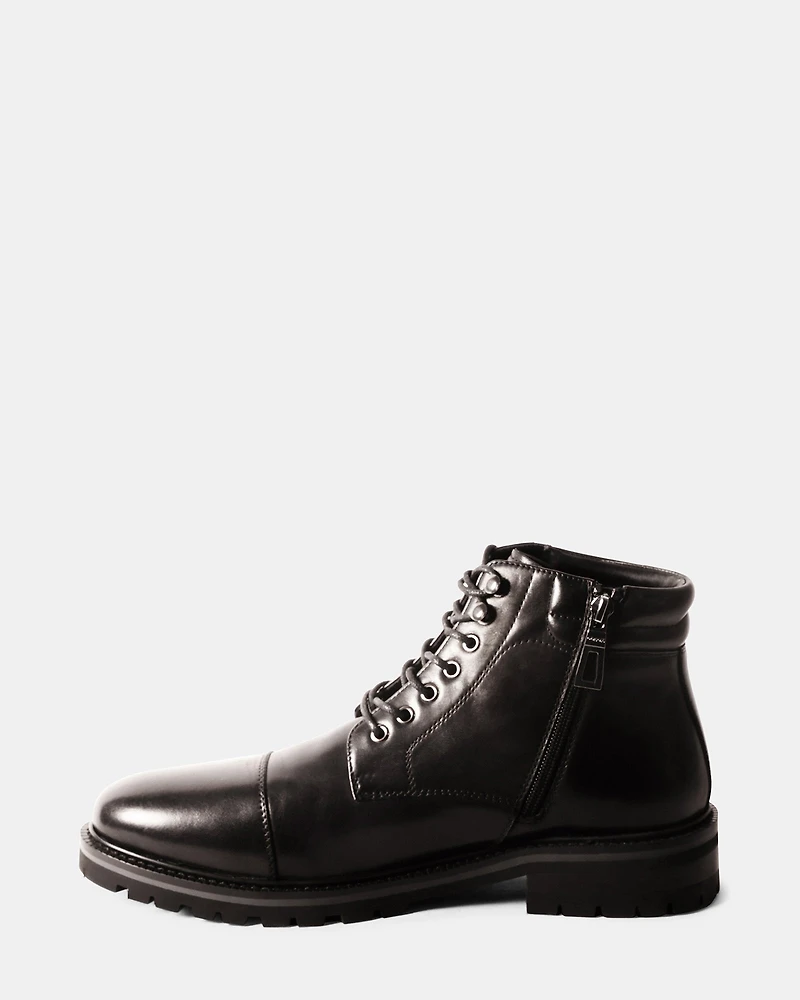 SERGIO BLACK LEATHER