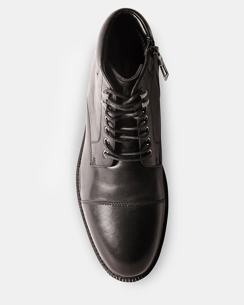 SERGIO BLACK LEATHER