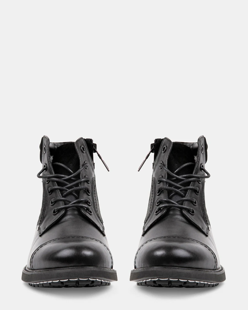 DARIN BLACK LEATHER