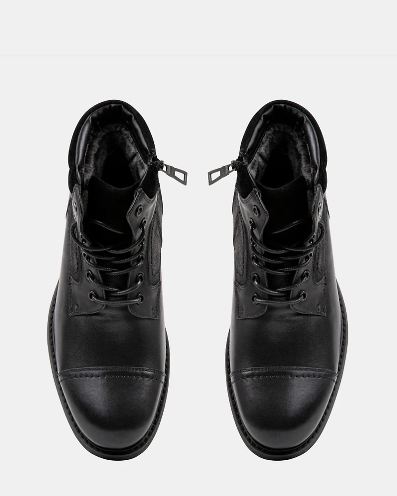 DARIN BLACK LEATHER