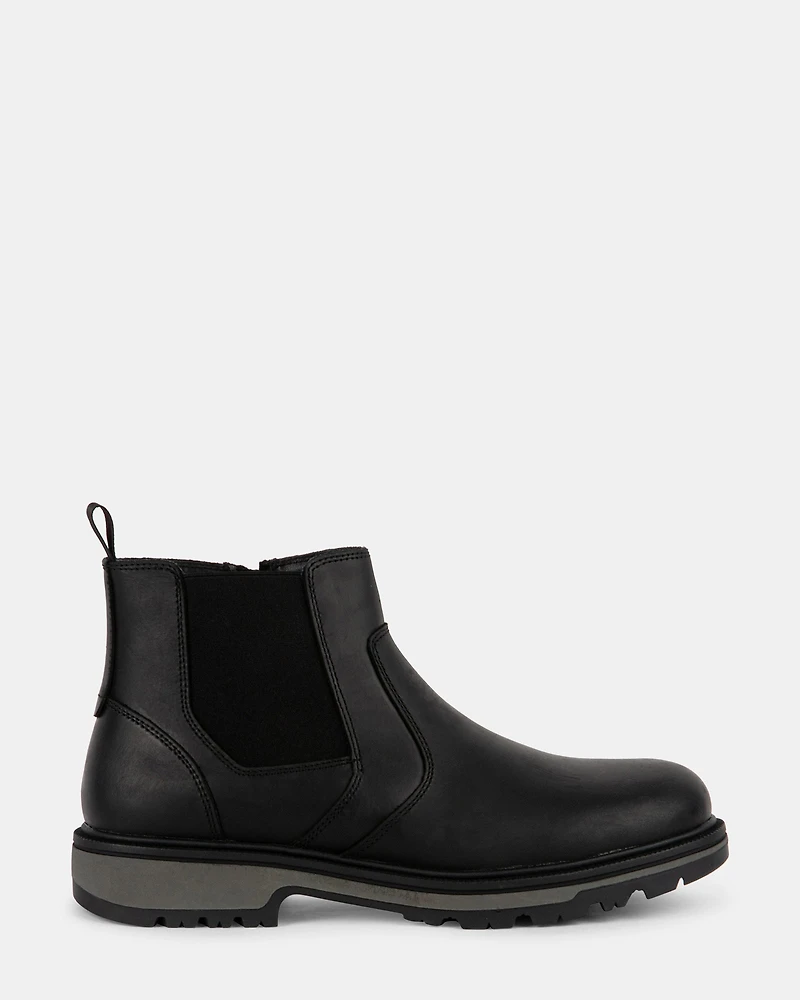 GRANT BLACK LEATHER