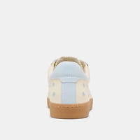 NOTICE BLUE FLORAL LEATHER