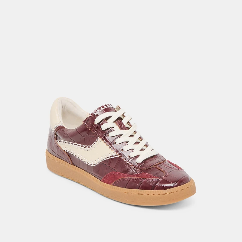 NOTICE STITCH OXBLOOD LEATHER