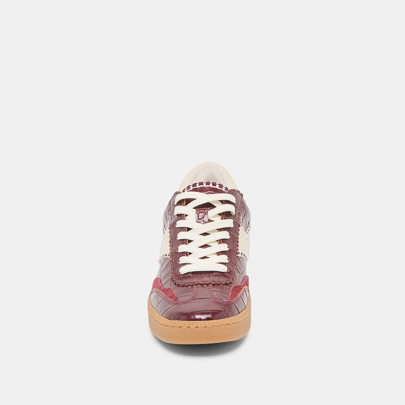 NOTICE STITCH OXBLOOD LEATHER
