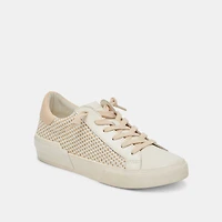 ZINA TAN/CREAM RAFFIA