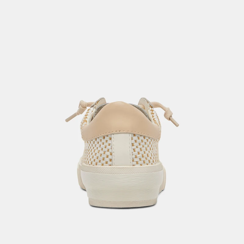 ZINA TAN/CREAM RAFFIA