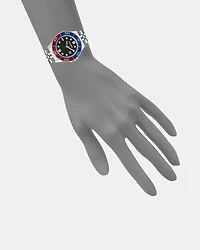 CLASSIC STATEMENT WATCH SILVER MULTI