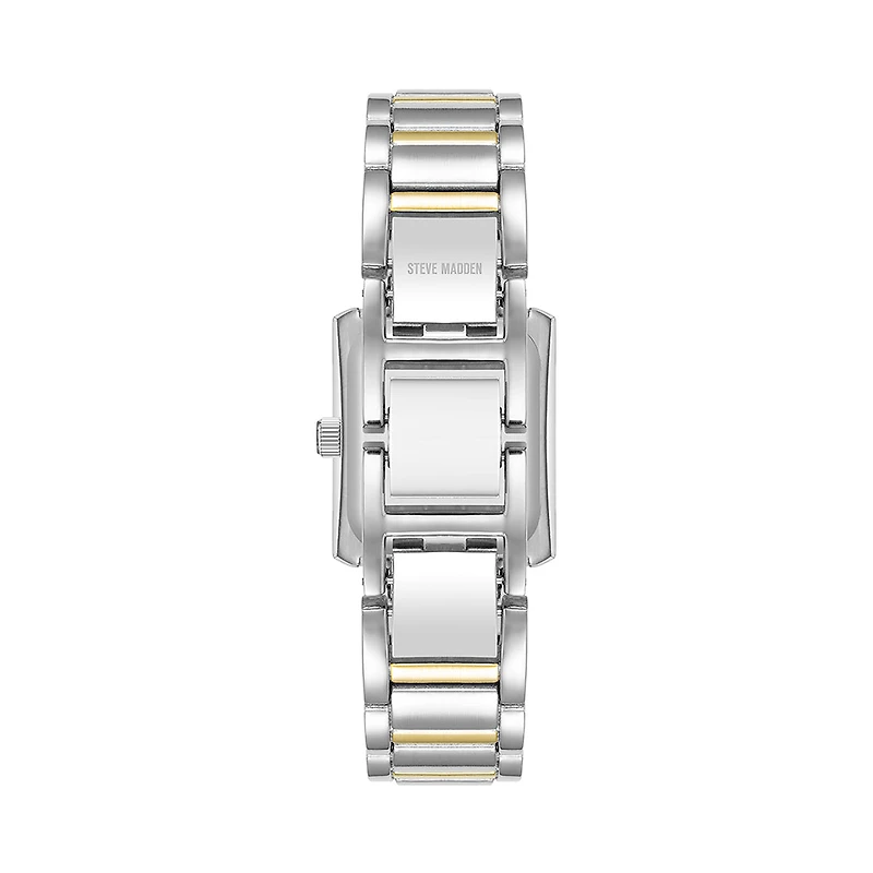 TWO TONE SLIM WATCH SILVER MULTI