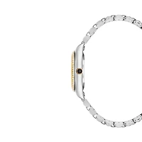 TWO TONE STATEMENT WATCH SILVER MULTI