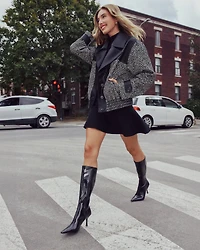 MERCEDES COAT BLACK MULTI