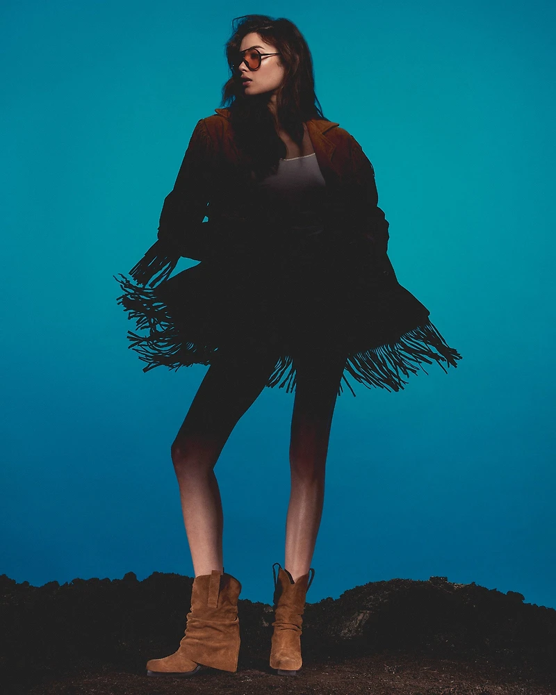 PIA TAN SUEDE