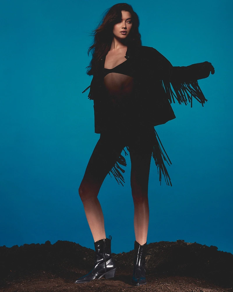 SHAYNE BLACK LEATHER