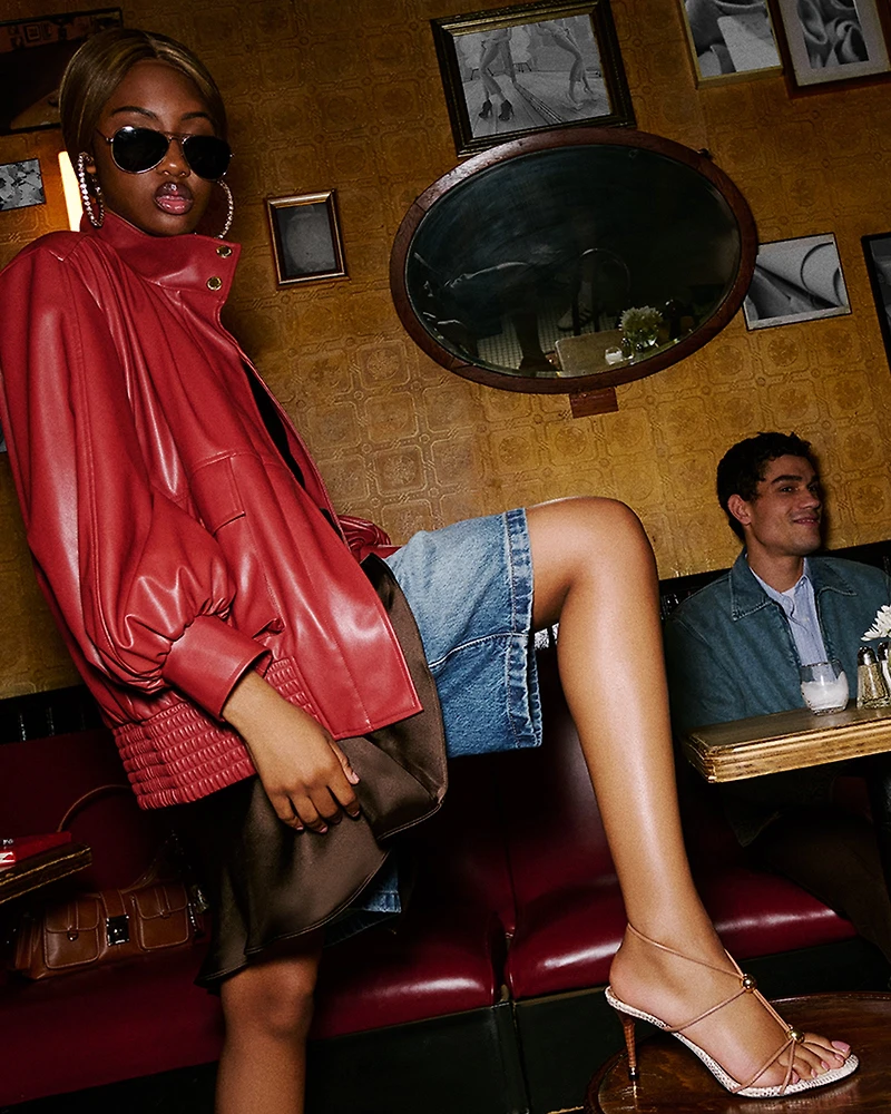 VEE JACKET DUSTY BRICK