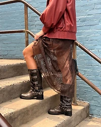 ROCKYY BROWN LEATHER