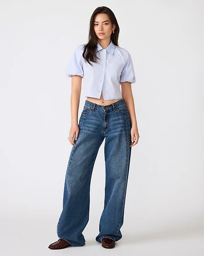 REECE TOP BLUE MULTI