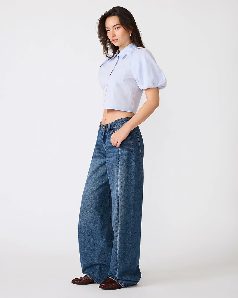 REECE TOP BLUE MULTI