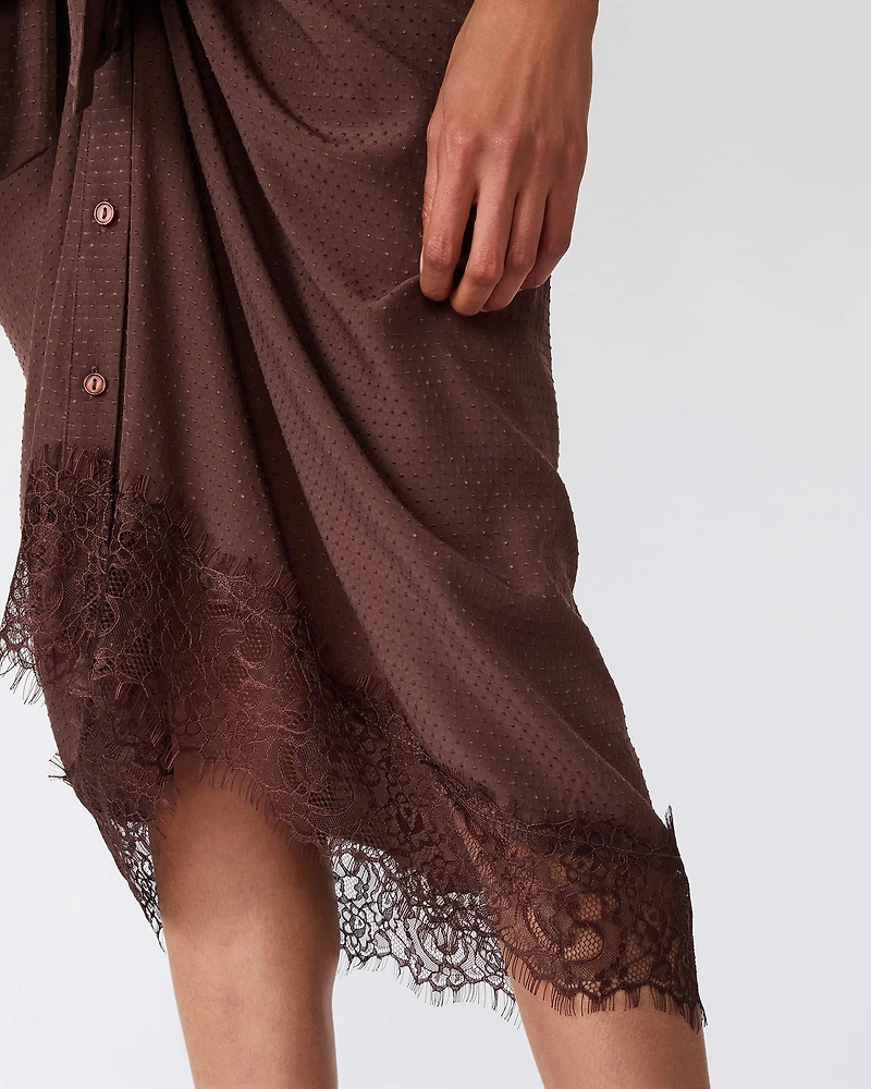 TORI DRESS BROWN
