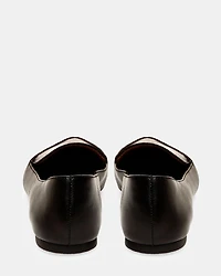 FEATHER BLACK LEATHER