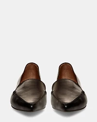 FEATHER BLACK LEATHER