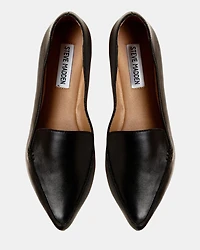 FEATHER BLACK LEATHER