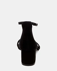 IRENE-M BLACK SUEDE