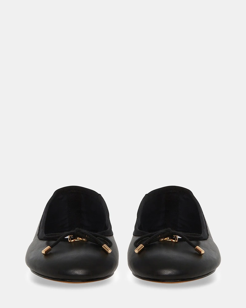 BLOSSOMS BLACK LEATHER
