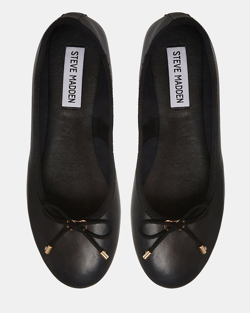 BLOSSOMS BLACK LEATHER