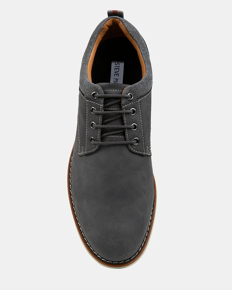 JAXSON GREY NUBUCK