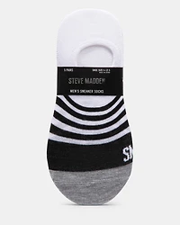 5PK MEN'S WHITE MULTI SNEAKER SOCKS