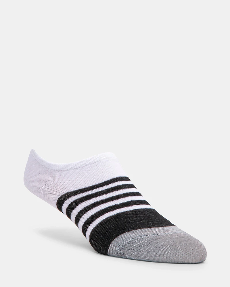 5PK MEN'S WHITE MULTI SNEAKER SOCKS