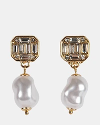PEARL EARRING GOLD