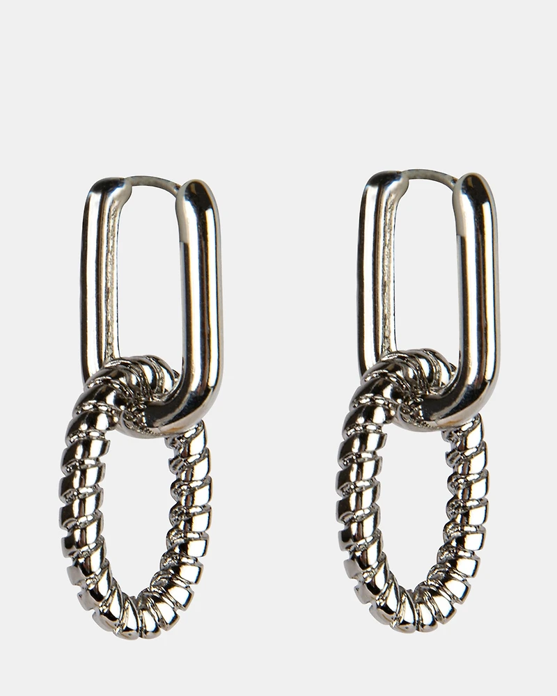 LINK EARRING SILVER